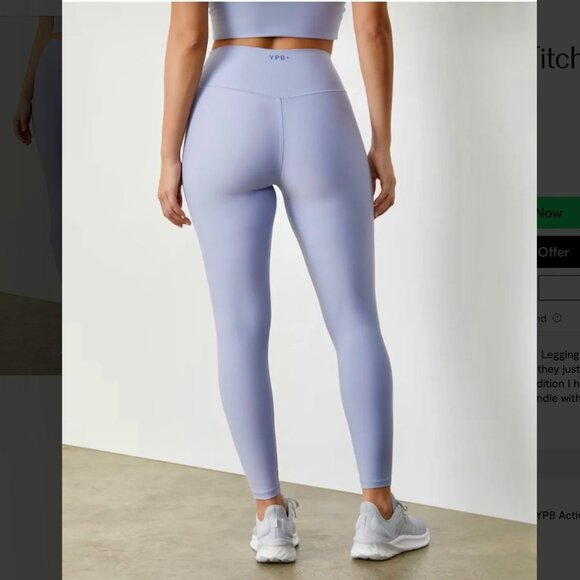 Abercrombie & Fitch YPB SculptLUX 7/8 Length Legging Brisk Mist Size Small - Picture 2 of 11